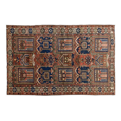 Vintage Rug 4'3" x 6'7" feet 130 x 200 cm