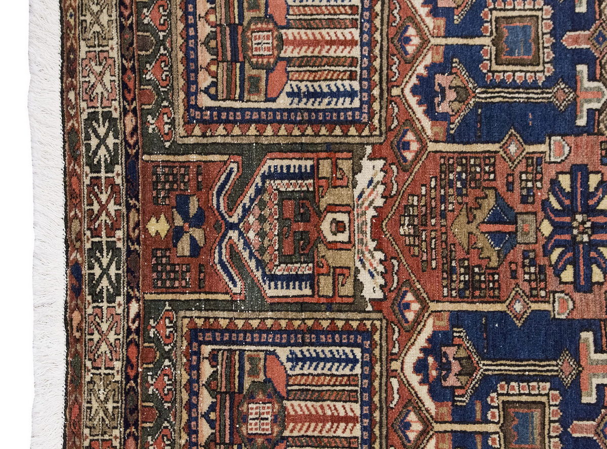 Vintage Rug 4'3" x 6'7" feet 130 x 200 cm