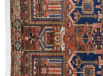 Vintage Rug 4'3" x 6'7" feet 130 x 200 cm