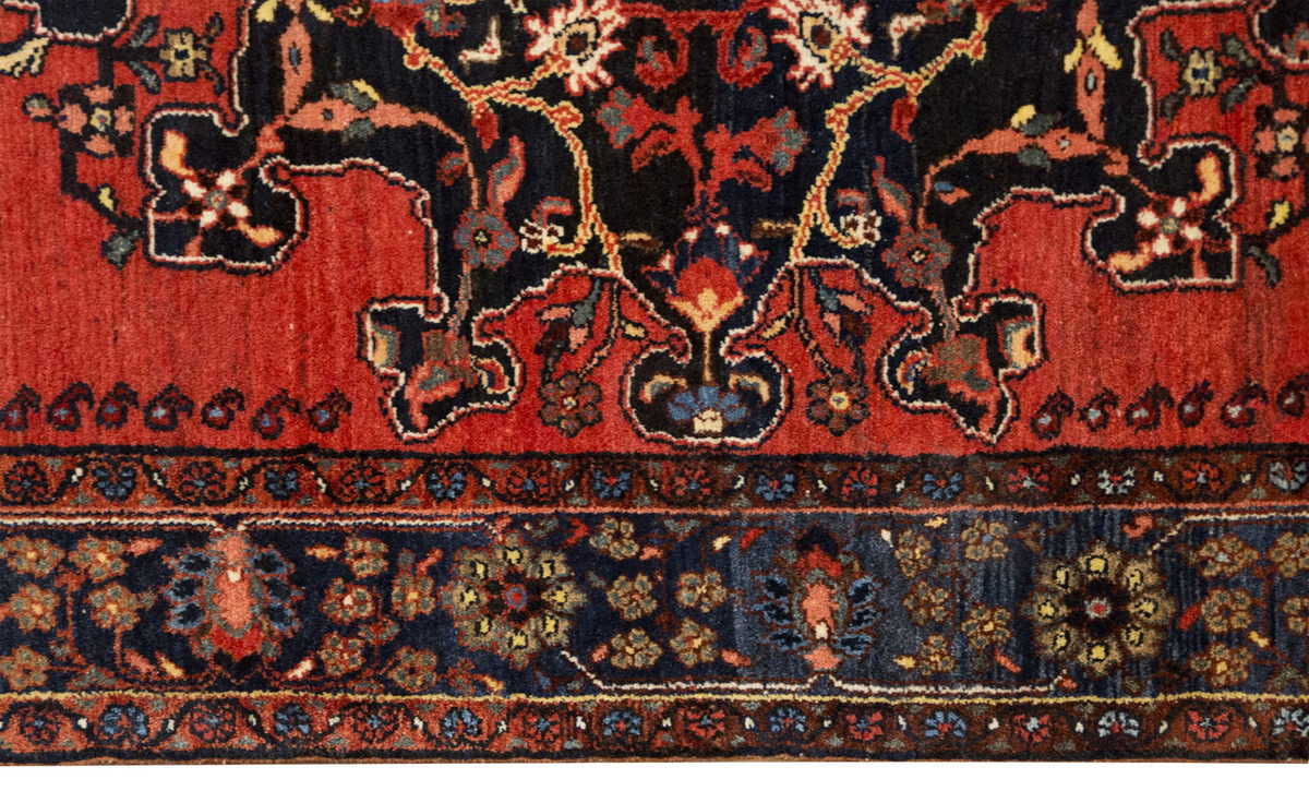 Vintage Rug 4'3" x 6'7" feet 130 x 200 cm