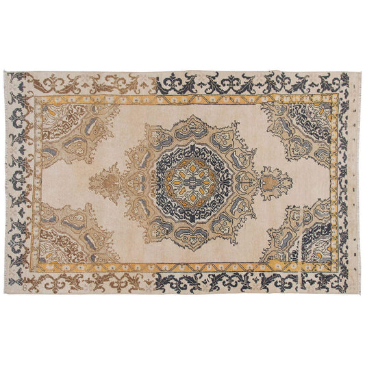 Vintage Rug 4'3" x 6'8" feet  129 x 203 cm