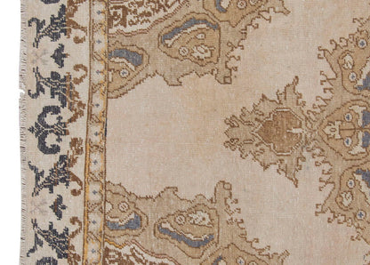 Vintage Rug 4'3" x 6'8" feet  129 x 203 cm