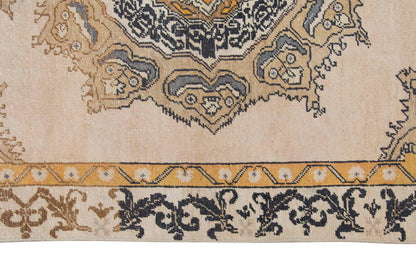 Vintage Rug 4'3" x 6'8" feet  129 x 203 cm