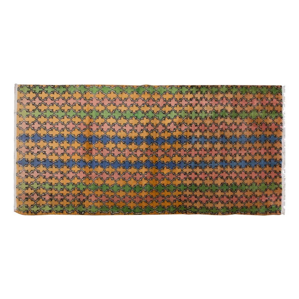 Vintage Rug 4'3" x 8'10" feet 130 x 268 cm