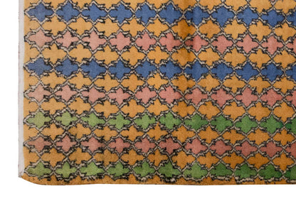 Vintage Rug 4'3" x 8'10" feet 130 x 268 cm