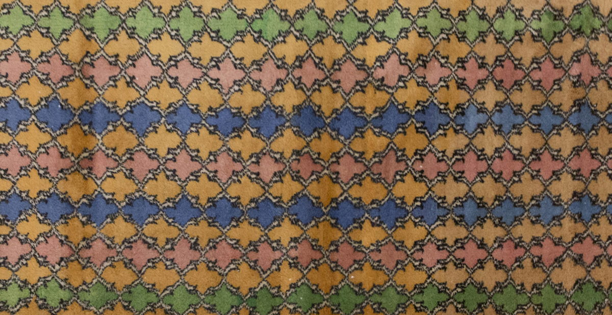Vintage Rug 4'3" x 8'10" feet 130 x 268 cm