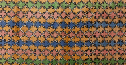 Vintage Rug 4'3" x 8'10" feet 130 x 268 cm