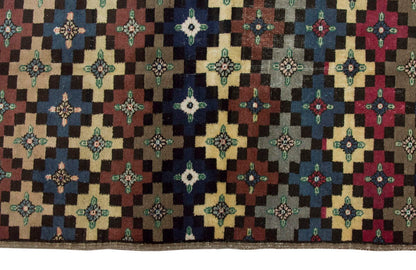 Vintage Rug 4'3" x 8'3" feet 130 x 252 cm