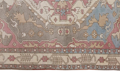 Vintage Rug 4'4" x 5'11" feet 132 x 180 cm