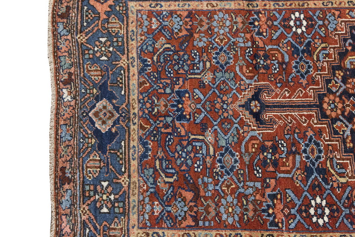 Vintage Rug 4'4" x 6'4" feet 131 x 193 cm