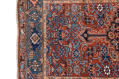 Vintage Rug 4'4" x 6'4" feet 131 x 193 cm