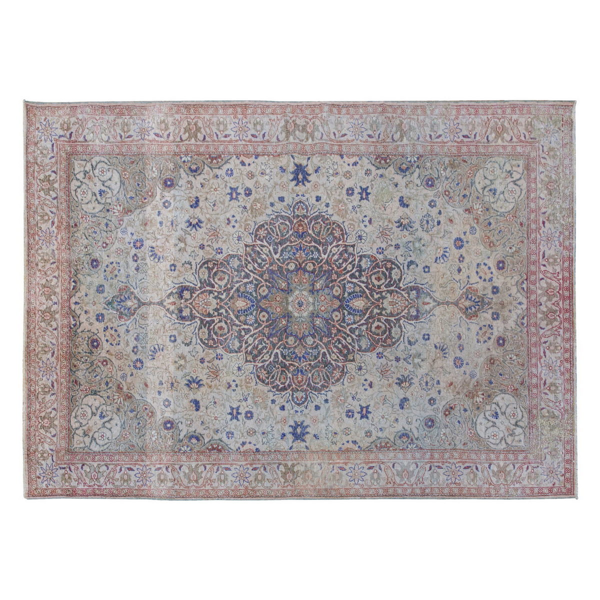 Vintage Rug 4'4" x 6'4" feet 132 x 194 cm