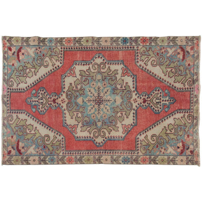 Vintage Rug 4'6" x 7" feet  137 x 212 cm