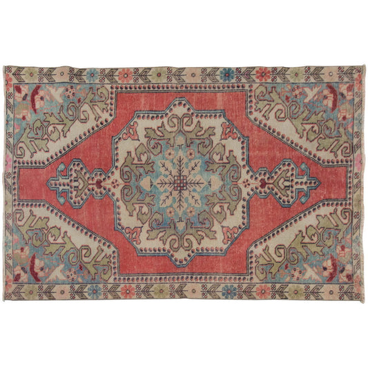 Vintage Rug 4'6" x 7" feet  137 x 212 cm