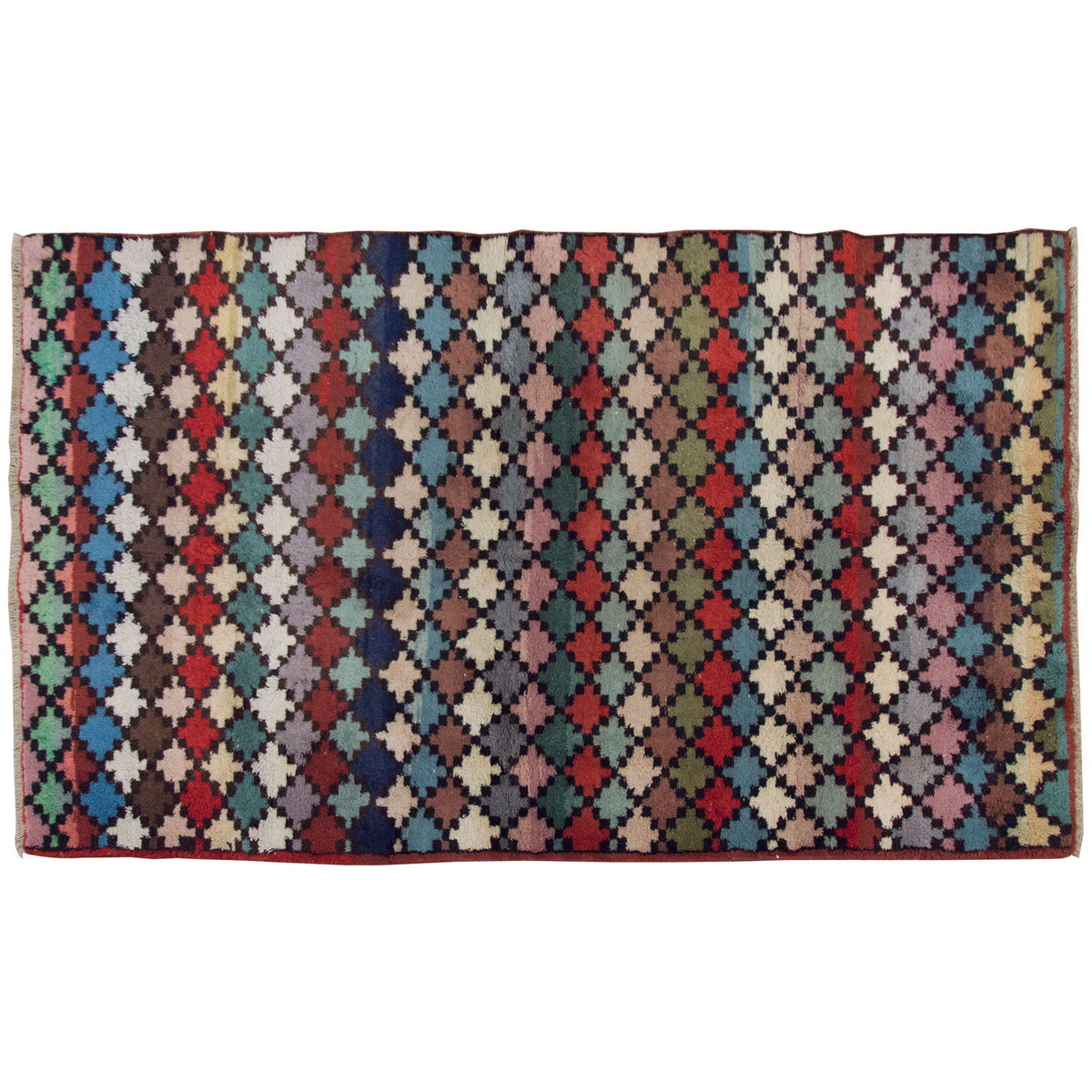Vintage Rug 4'4" x 7'2" feet  133 x 218 cm