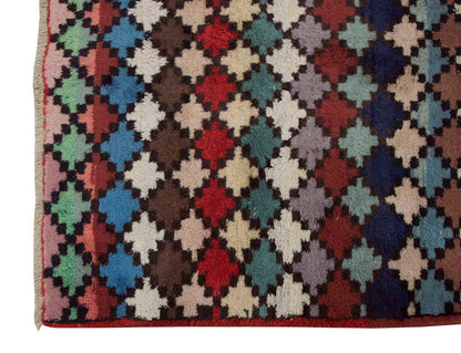 Vintage Rug 4'4" x 7'2" feet  133 x 218 cm