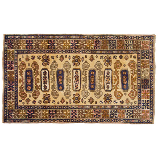 Vintage Rug 4'4" x 7'5" feet  133 x 225 cm