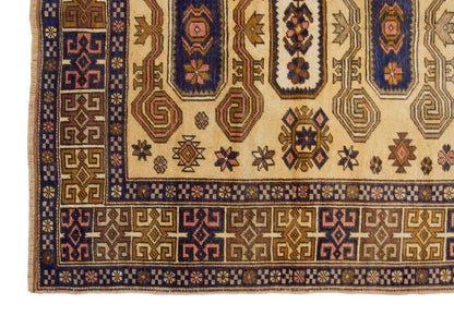 Vintage Rug 4'4" x 7'5" feet  133 x 225 cm