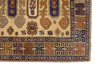 Vintage Rug 4'4" x 7'5" feet  133 x 225 cm