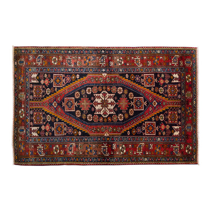 Vintage Rug 4'5" x 6'9" feet 135 x 205 cm