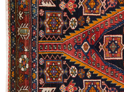 Vintage Rug 4'5" x 6'9" feet 135 x 205 cm