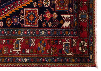 Vintage Rug 4'5" x 6'9" feet 135 x 205 cm