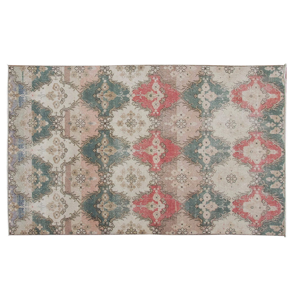 Vintage Rug 4'5" x 7'1" feet 135 x 215 cm