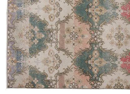 Vintage Rug 4'5" x 7'1" feet 135 x 215 cm