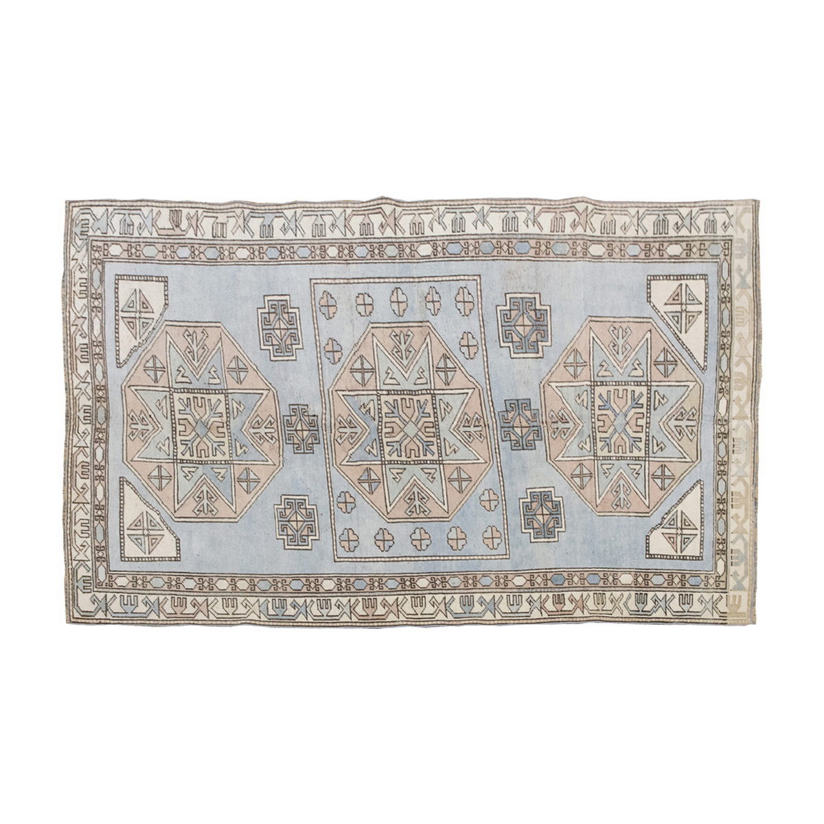 Vintage Rug 4'7" x 6'10" feet 140 x 208 cm