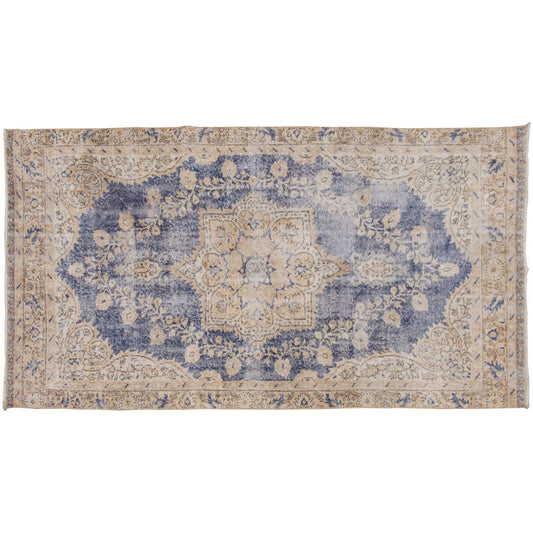 Vintage Rug 4'7 x 8'6" feet  140 x 260 cm