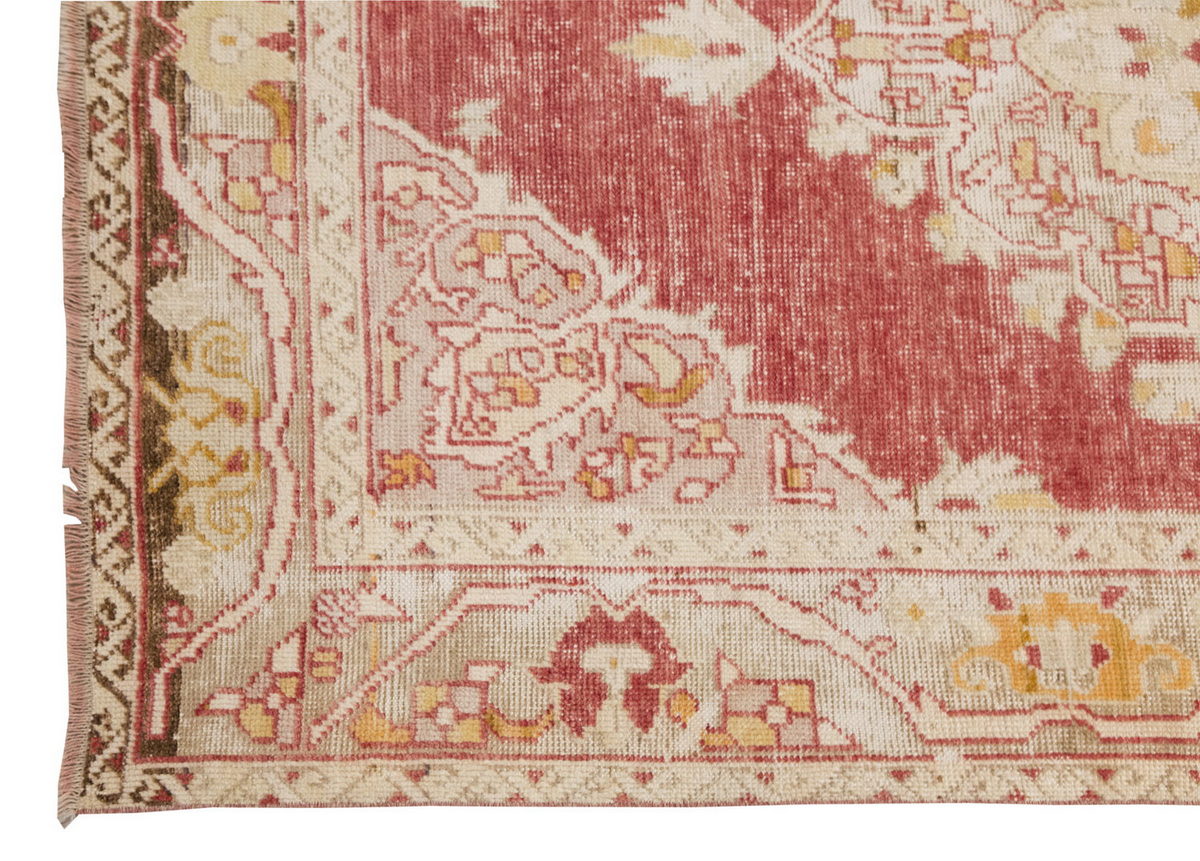 Vintage Rug 4'8" x 7'1" feet 143 x 215 cm