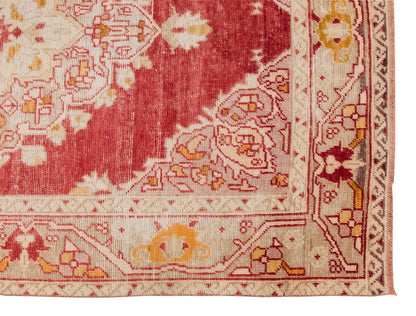 Vintage Rug 4'8" x 7'1" feet 143 x 215 cm