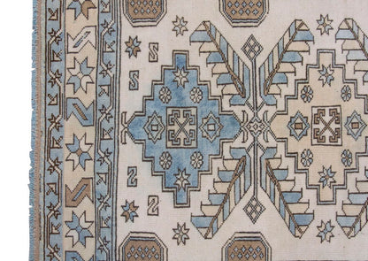 Vintage Rug 4'8" x 7'5" feet  143 x 225 cm