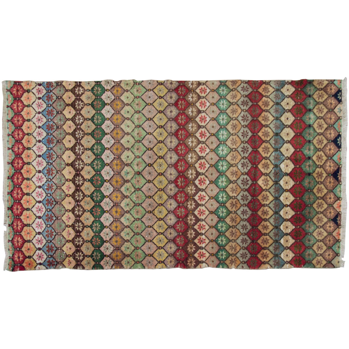 Vintage Rug 4'8" x 8'8" feet 142 x 265 cm