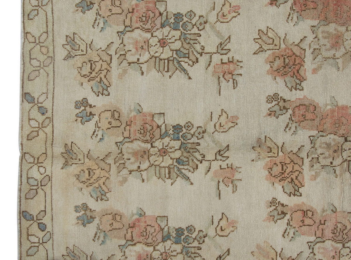 Vintage Rug 4'9" x 10'8" feet  146 x 325 cm
