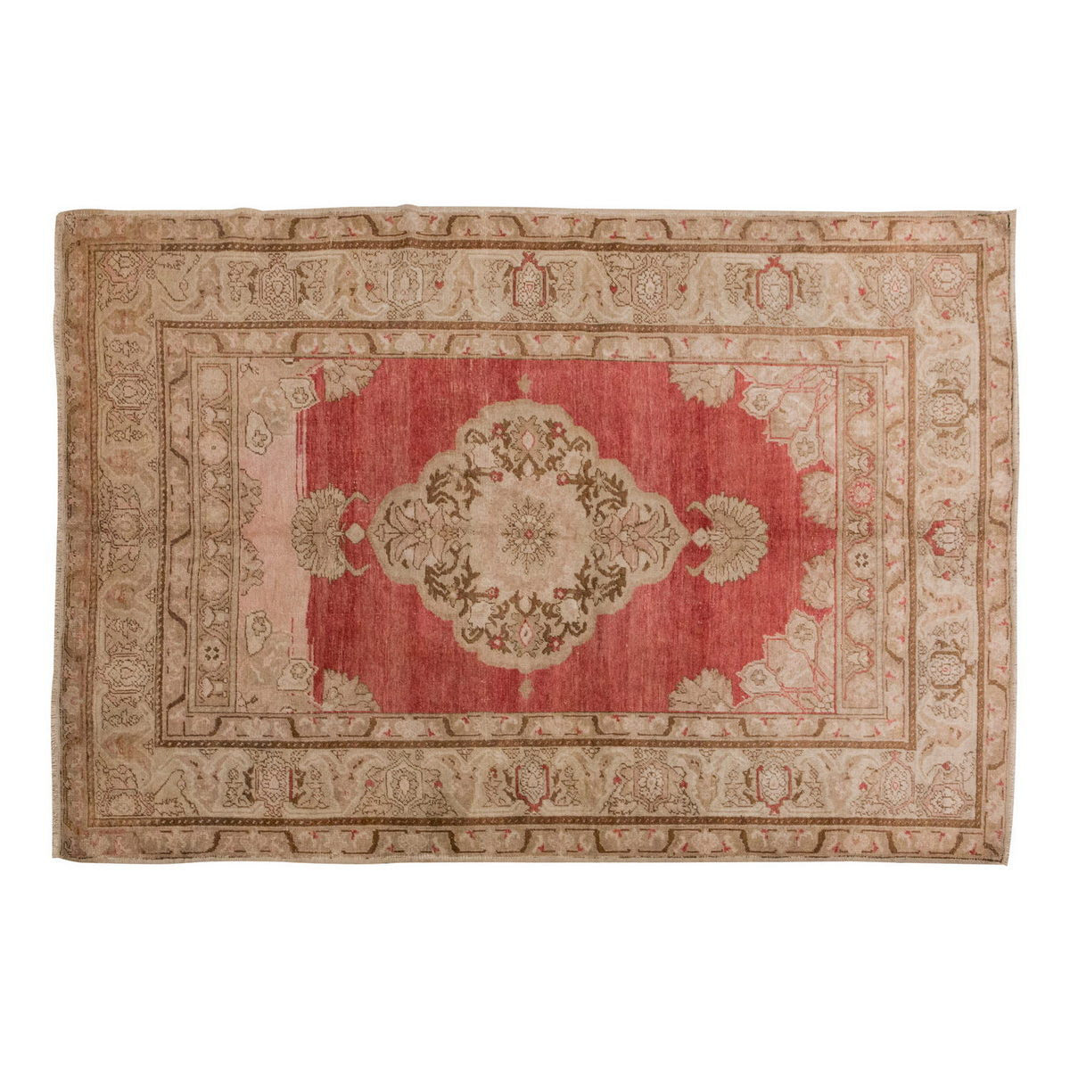 Vintage Rug 4'9" x 6'9" feet 145 x 206 cm