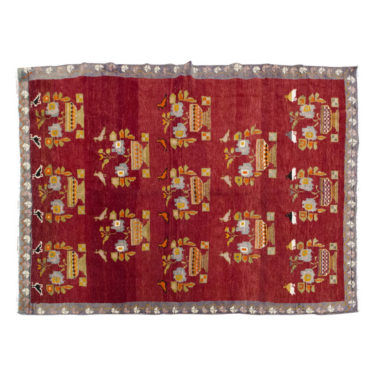 Vintage Rug 4'9" x 7'3" feet 145 x 220 cm