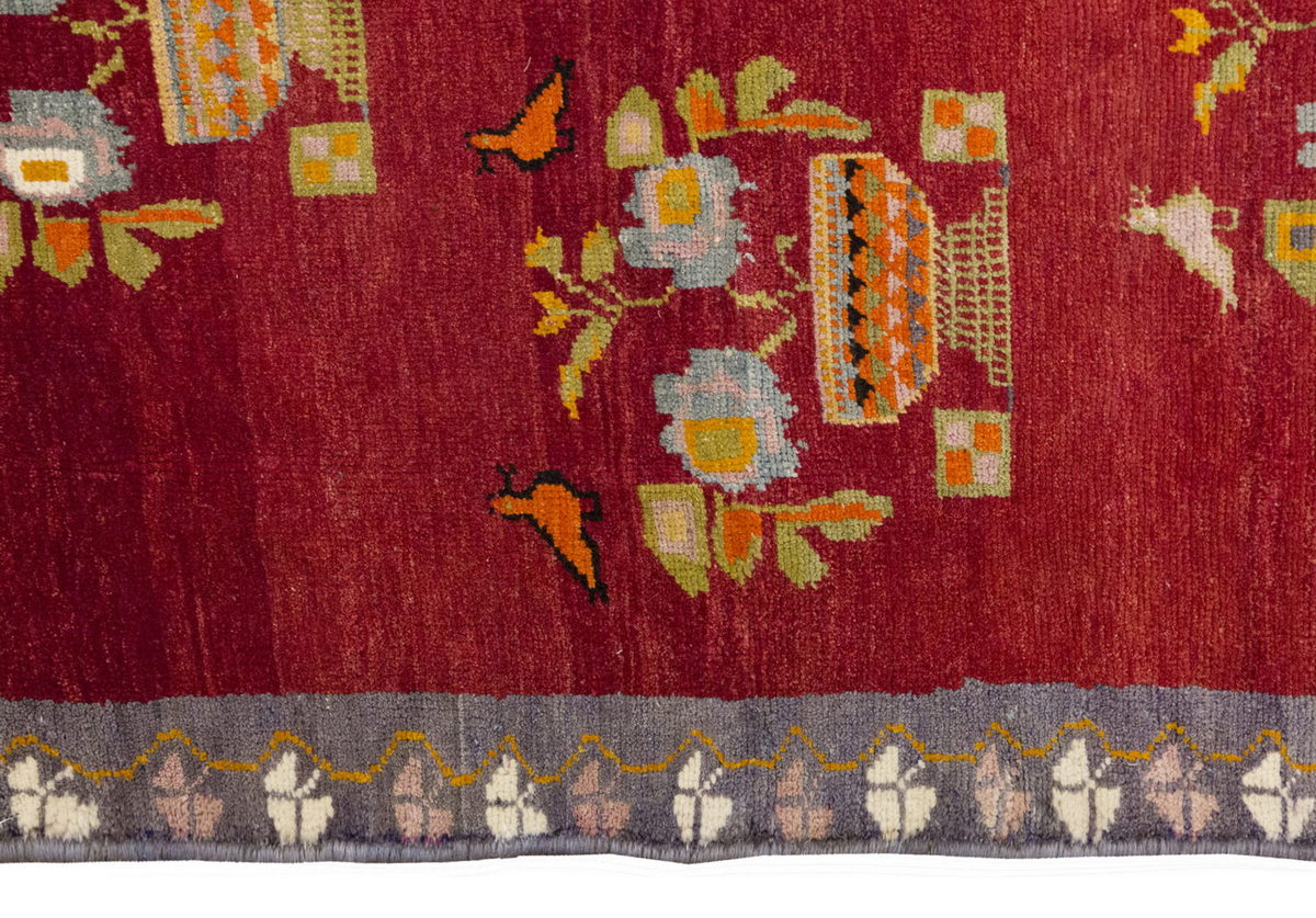 Vintage Rug 4'9" x 7'3" feet 145 x 220 cm