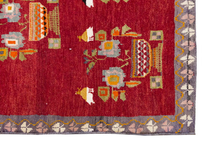 Vintage Rug 4'9" x 7'3" feet 145 x 220 cm