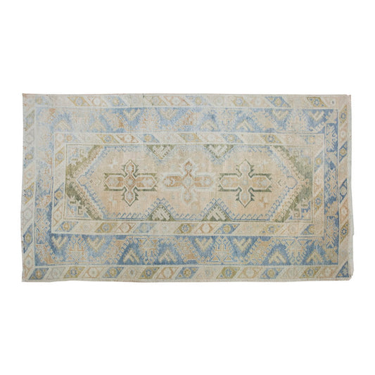 Vintage Rug 4 x 6'9" feet 122 x 207 cm