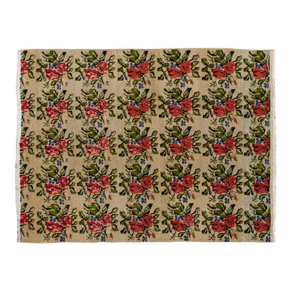 Vintage Rug 5' x 6'5" feet 153 x 195 cm