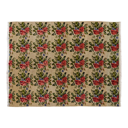 Vintage Rug 5' x 6'5" feet 153 x 195 cm
