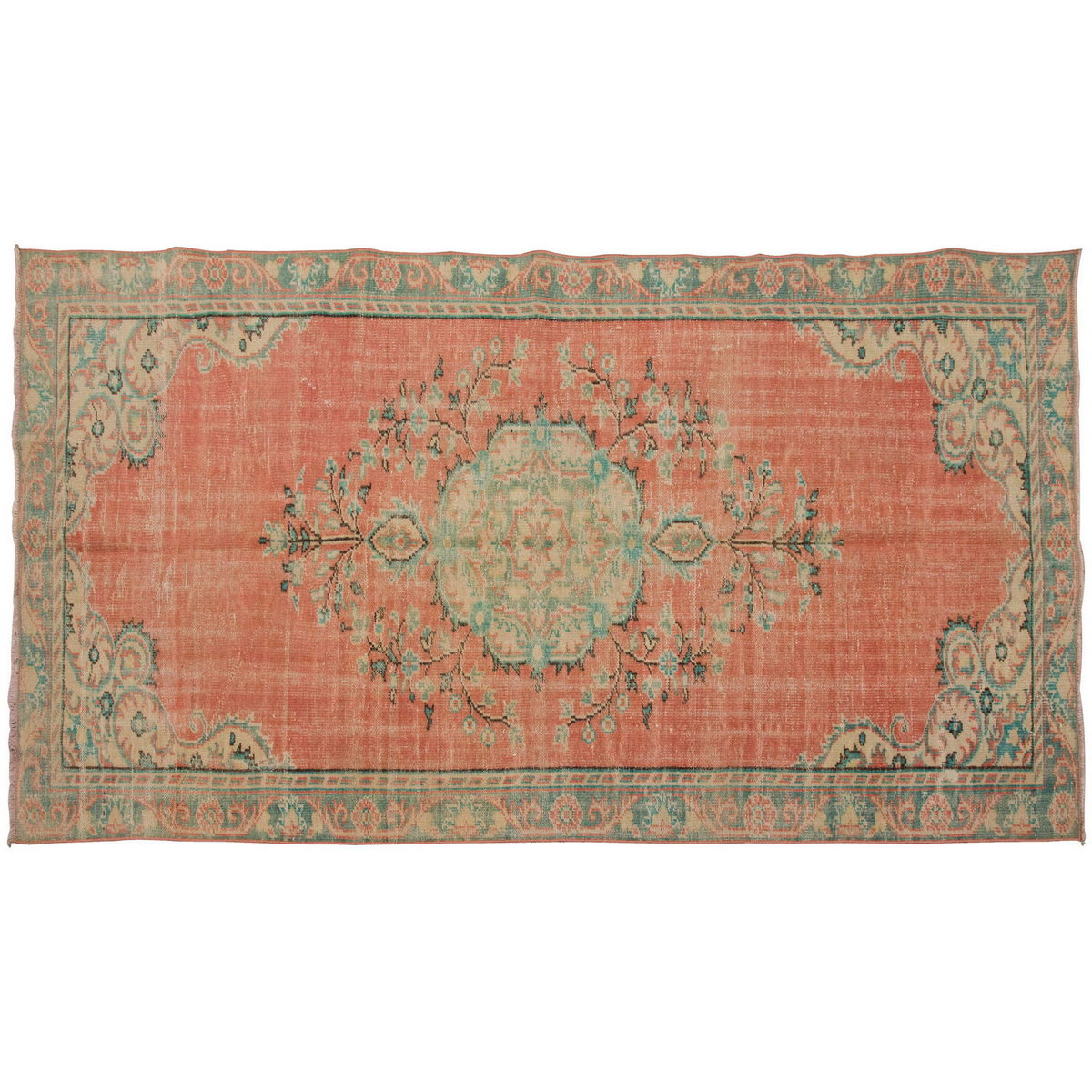 Vintage Rug 5'3" x 9" feet  160 x 275 cm