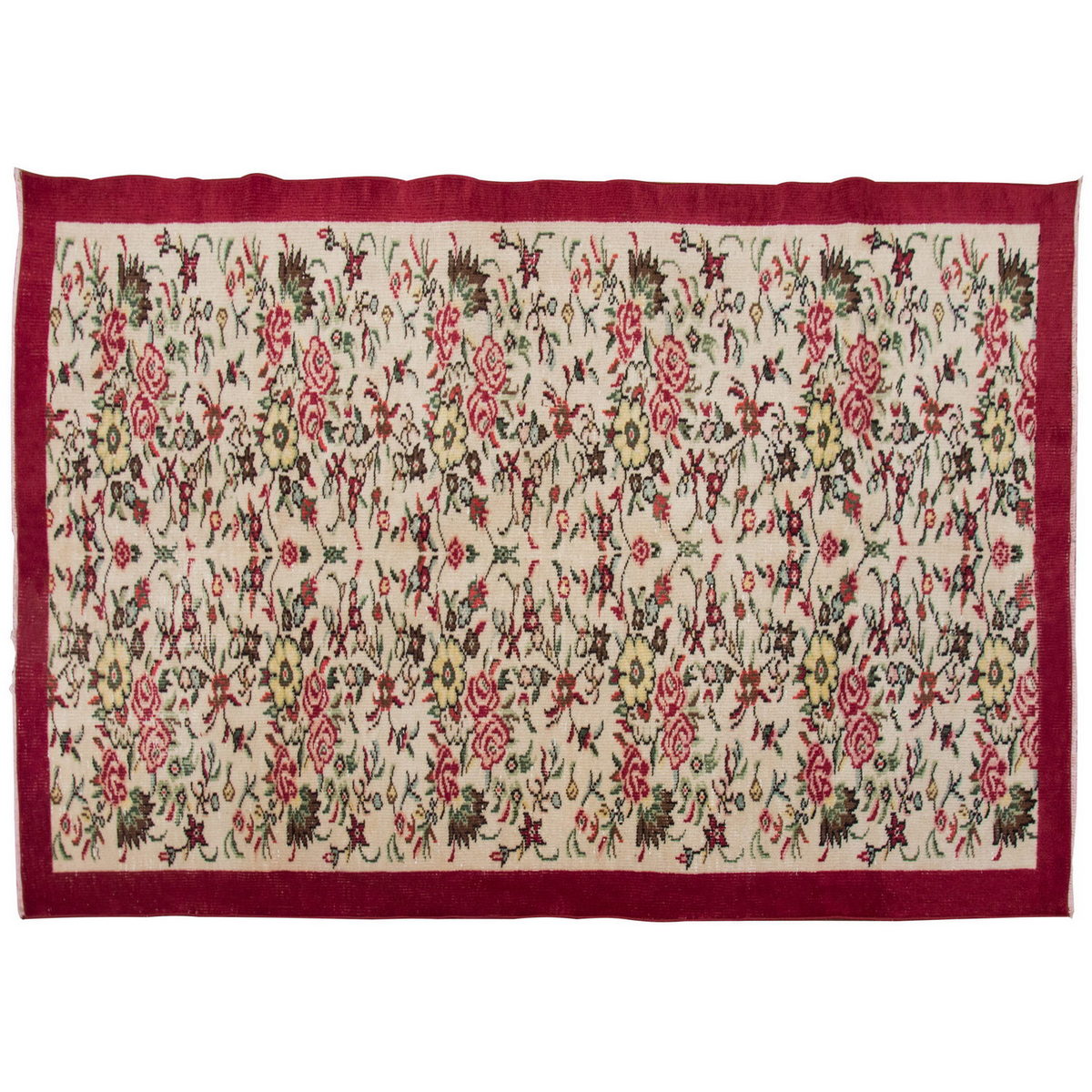Vintage Rug 5'3" x 8'6" feet  160 x 258 cm