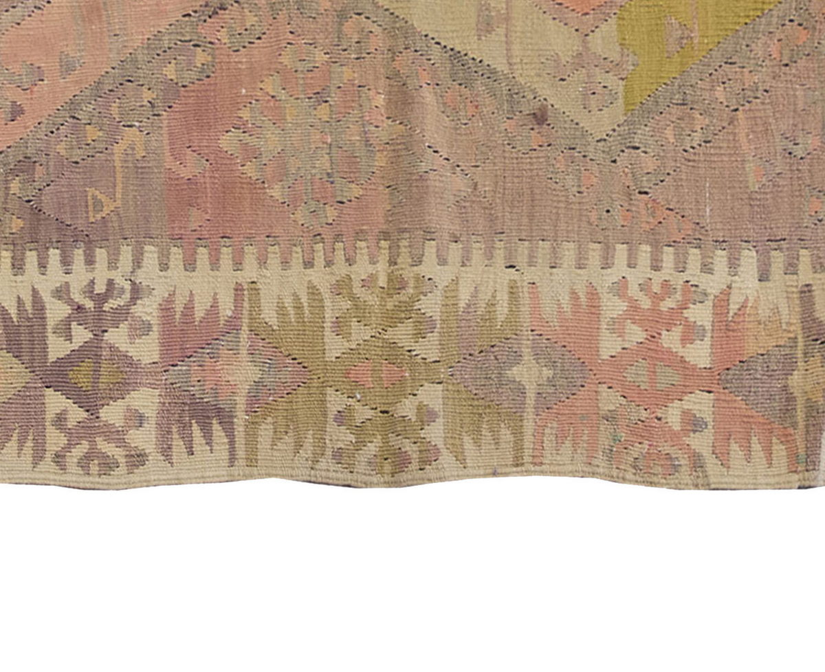 Vintage kilim Rug,Adana Kilim 3'1" x 5" feet 95 x 150 cm