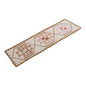 White Herki Runner Rug 3'1" x 10'2" feet 93 x 310 cm