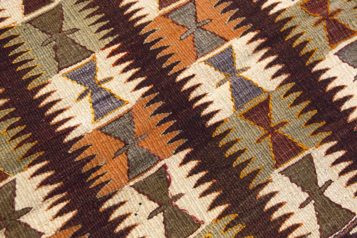 Anamur Mut Kilim, 72x77 cm, 2.4 x 2.6 ft