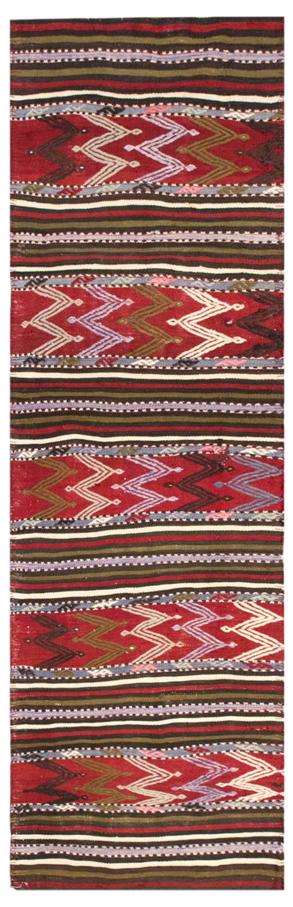 Anatolia'n tribal kilim, 2.26 x 8.07 ft kilim, 69 x 246 cm