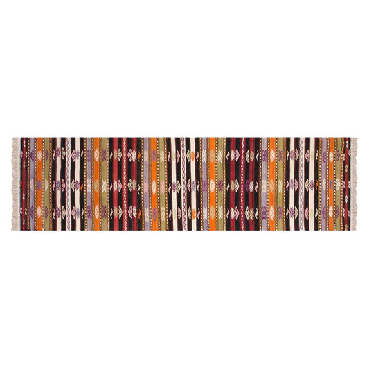 Anatolia'n tribal kilim, 2 x 12.10 ft kilim, 63 x 393 cm