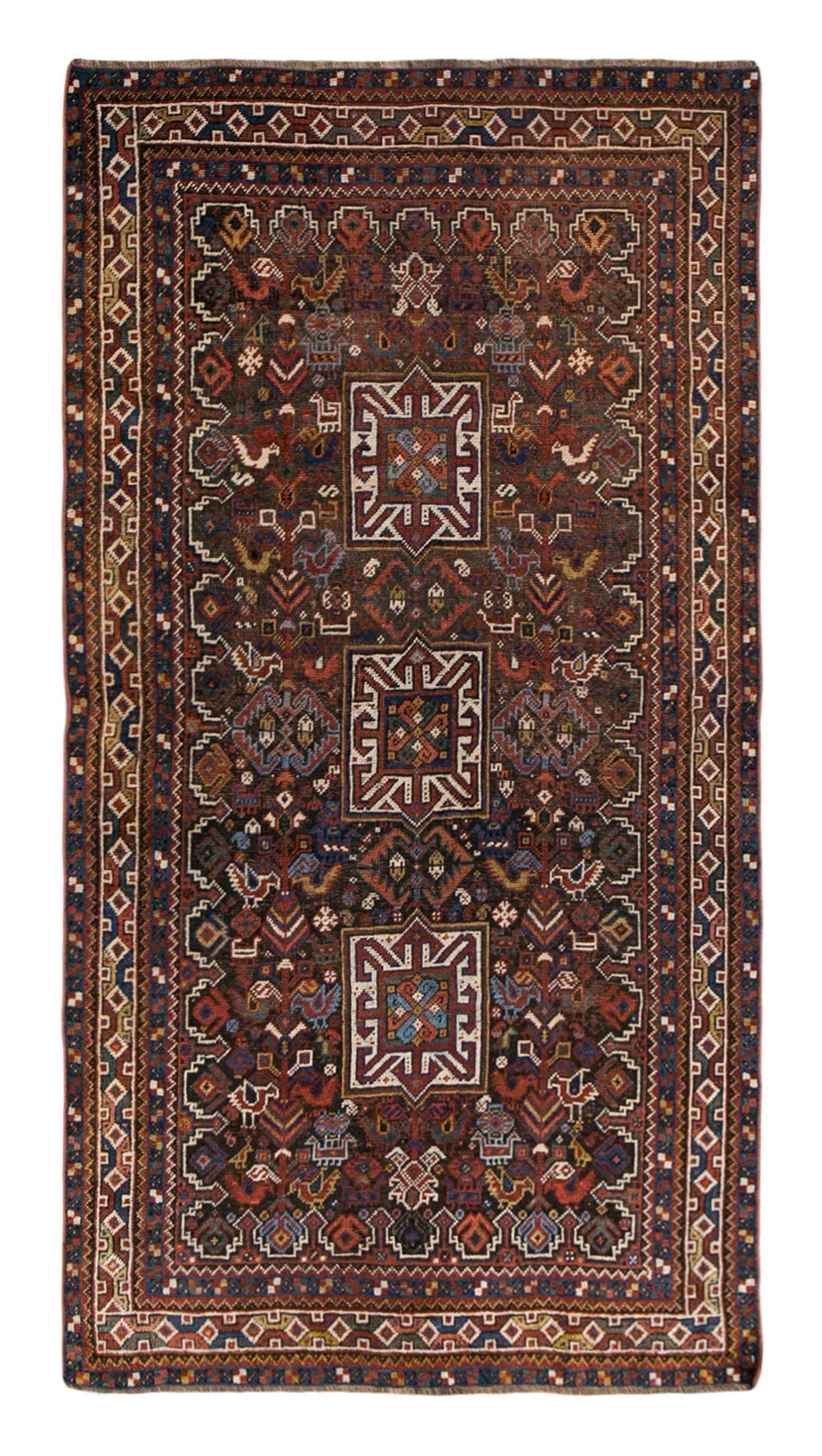 Anatolian Carpet, Vintage Turkish Wool Rug 3'2" x 6'1" | 98 x 185 cm